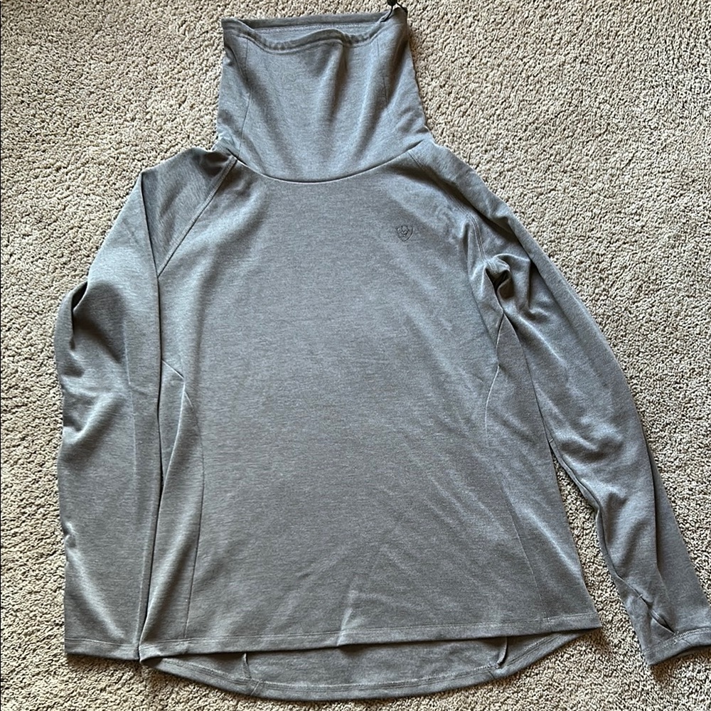 Ariat Gray Turtleneck Pullover